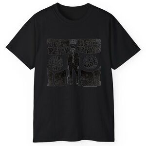 Tom Petty Black Graphic cotton T-Shirt